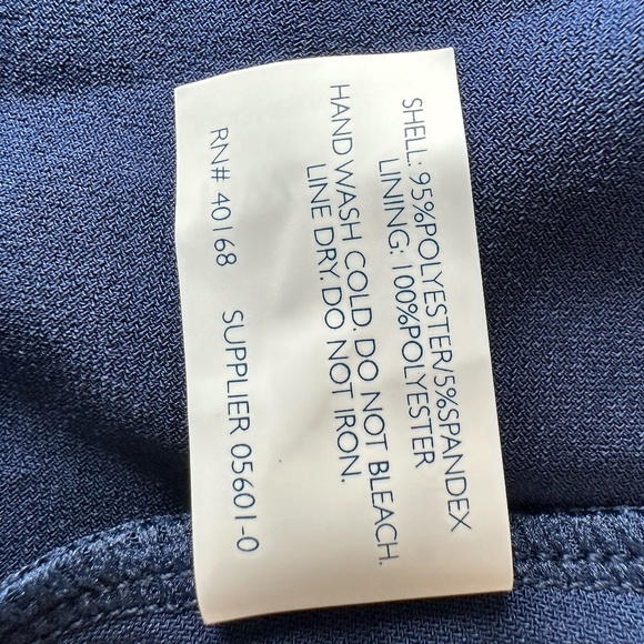 Sonnet Shores Tankini Navy Blue Top ~ NWT ~ - Picture 8 of 11